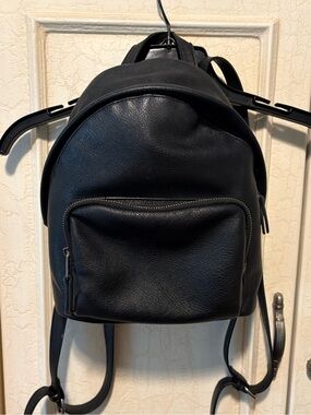Universal Thread Black Faux Leather Mini Sling Backpack
